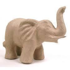 Papier mache elefante EXACLAIR CENTROARTESANO