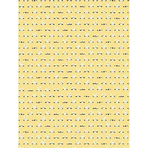 Papel Decopatch FDA781C textura foil dorado conejitos fondo amarillo DECOPATCH CENTROARTESANO