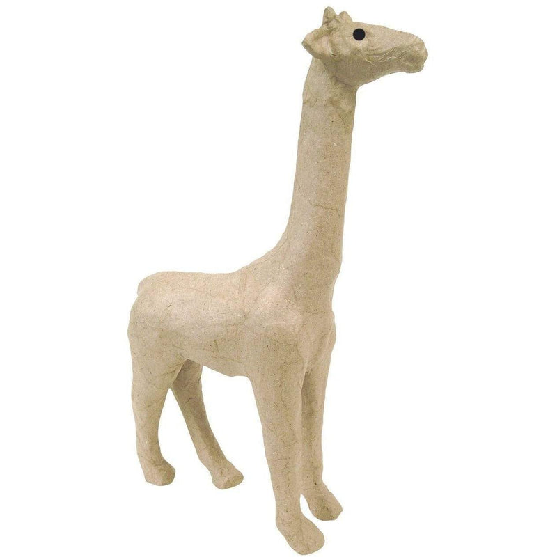 SA102O Papier mache jirafa mediana 20cm EXACLAIR CENTROARTESANO