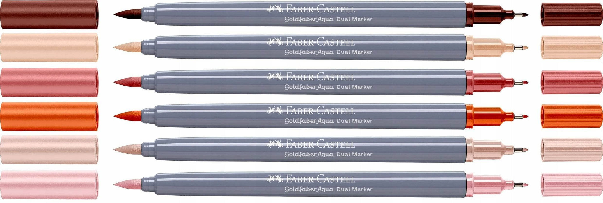 Faber Castell Caja rotuladores acuarelables doble punta 6ud 164523 Portrait LYRA CENTROARTESANO