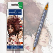 Faber Castell Caja rotuladores acuarelables doble punta 6ud 164523 Portrait FABER CASTELL CENTROARTESANO
