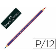 Faber Castell Lapiz bicolor Janus 2160 rojo/azul FABER CASTELL CENTROARTESANO