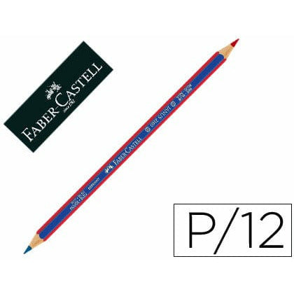 Faber Castell Lapiz bicolor Janus 2160 rojo/azul FABER CASTELL CENTROARTESANO