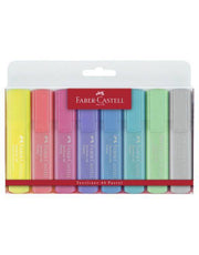 Faber Castell marcador textline 46 set 8ud pastel FABER CASTELL CENTROARTESANO