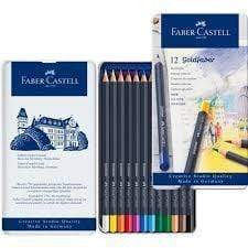 faber castell caja metal blanca 12 lapices goldfaber FABER CASTELL Oferta CENTROARTESANO