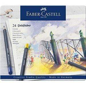 faber castell caja metal blanca 24 lapices goldfaber FABER CASTELL Oferta CENTROARTESANO
