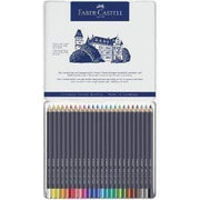 faber castell caja metal blanca 24 lapices goldfaber FABER CASTELL Oferta CENTROARTESANO