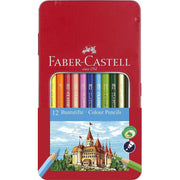 faber castell caja metal roja 12 lapices FABER CASTELL Oferta CENTROARTESANO