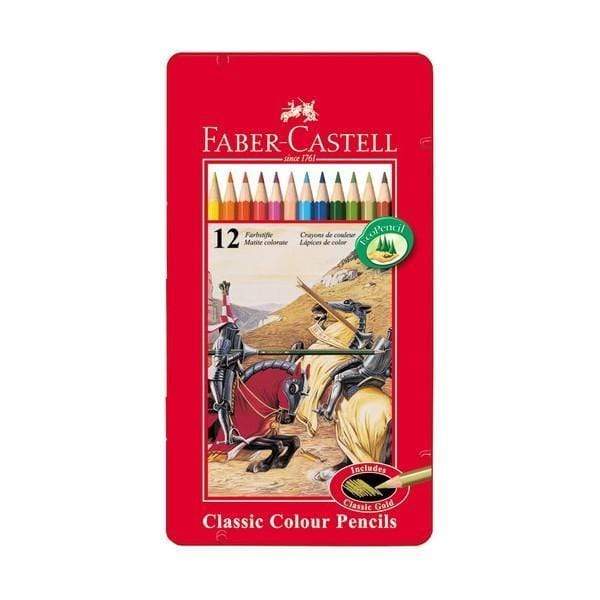 faber castell caja metal roja 12 lapices FABER CASTELL Oferta CENTROARTESANO