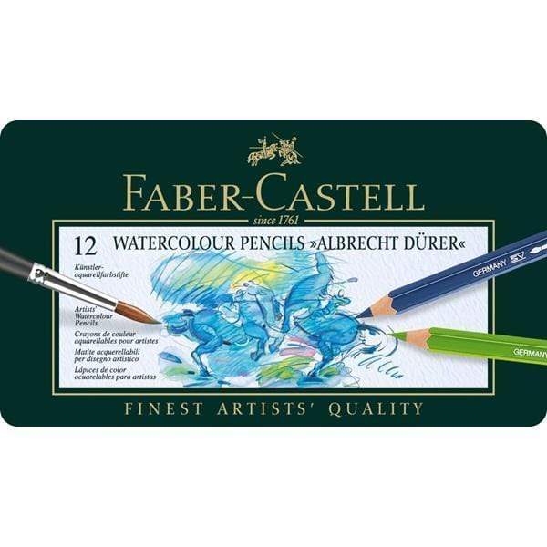 Faber castell caja metal verde Lapices acuarelables 12 117512 FABER CASTELL Oferta CENTROARTESANO