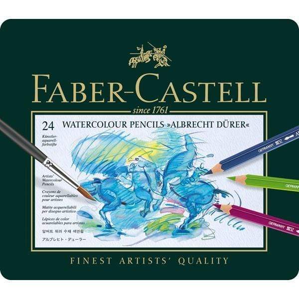 Faber castell caja metal verde Lapices acuarelables 24 117524 FABER CASTELL Oferta CENTROARTESANO