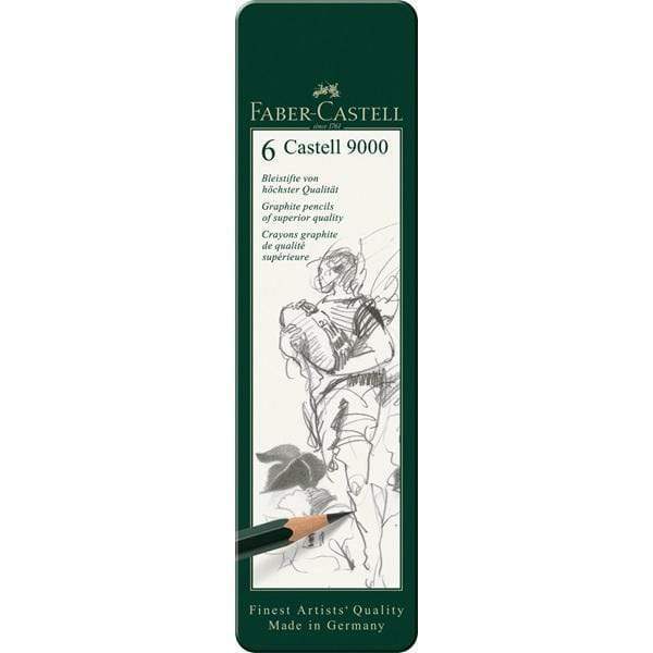 Faber castell caja metal verde Lapices grafito 6 119063 FABER CASTELL Oferta CENTROARTESANO