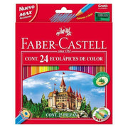 Faber castell caja roja lapiceros 24 colores FABER CASTELL Oferta CENTROARTESANO