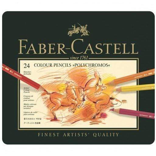 Faber castell caja verde polychr lapiceros 24 colores FABER CASTELL Oferta CENTROARTESANO