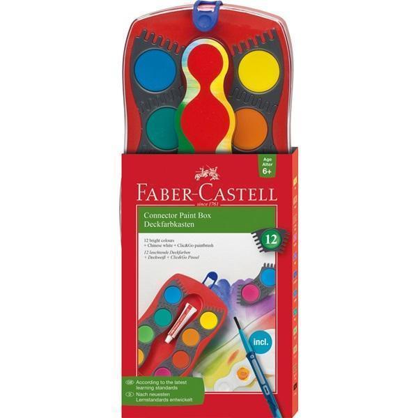 Faber castell estuche acuarelas conector 12 colores 125023 FABER CASTELL Oferta CENTROARTESANO