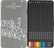 Faber castell lapices colores Black Edition caja negra metal 12 colores FABER CASTELL Oferta CENTROARTESANO