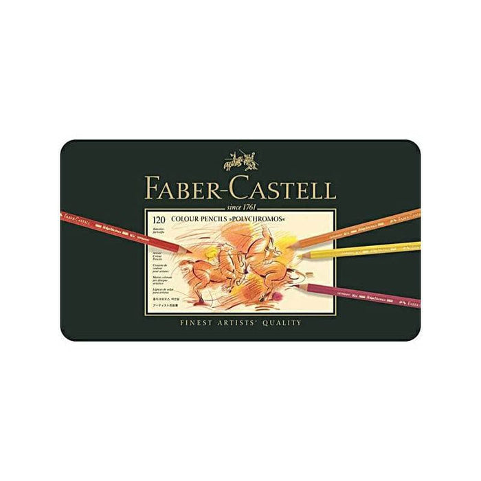 Faber castell lapices colores caja verde metal 120 colores polychromos FABER CASTELL Oferta CENTROARTESANO