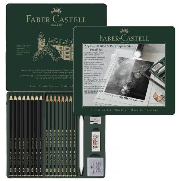 Faber castell lapices grafito caja verde metal verde 20ud acabado brillante y mate 115224 FABER CASTELL Oferta CENTROARTESANO