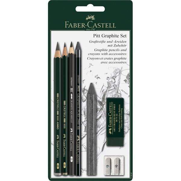 Faber castell pitt set graphite 4lapices+accesorios 112997 FABER CASTELL Oferta CENTROARTESANO