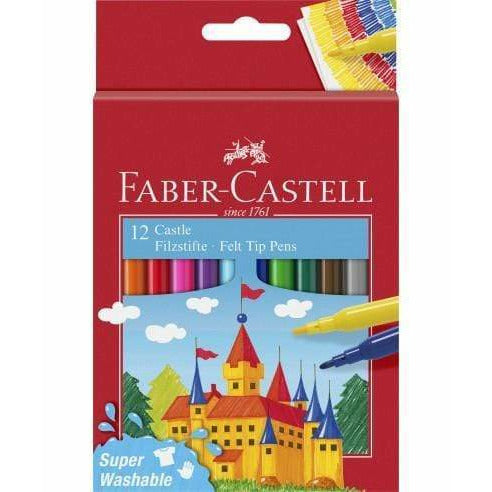 Rotuladores Faber castell 12 colores Super Washable FABER CASTELL Oferta CENTROARTESANO