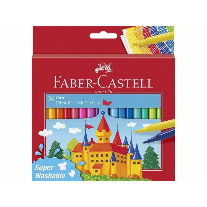 Rotuladores Faber castell 36 colores Super Washable FABER CASTELL Oferta CENTROARTESANO
