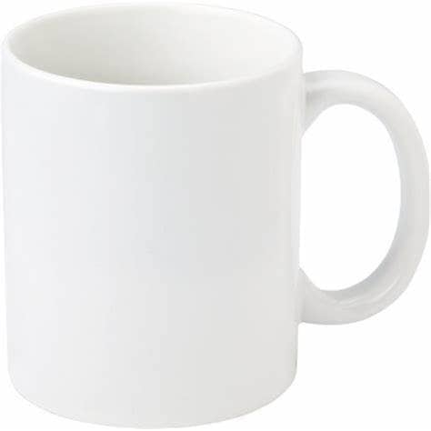 Taza de porcelana blanca 8cm de alto 7cm diametro 1050292 FABER CASTELL CENTROARTESANO