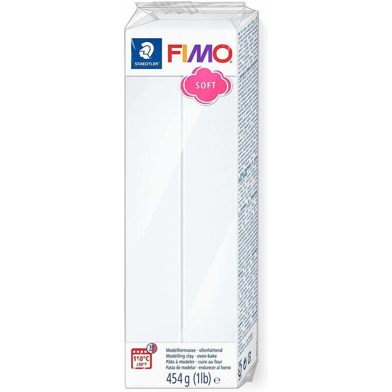 Fimo Soft pastilla 454gr Blanco FIMO CENTROARTESANO
