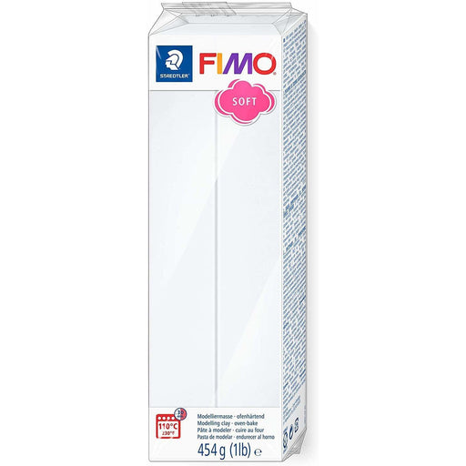 Fimo Soft pastilla 454gr Blanco FIMO CENTROARTESANO