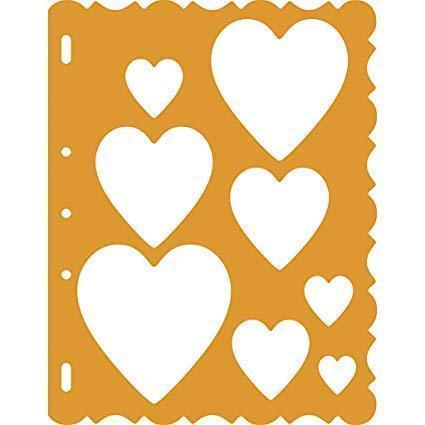 Fiskars Shape Template corazones FISKARS CENTROARTESANO