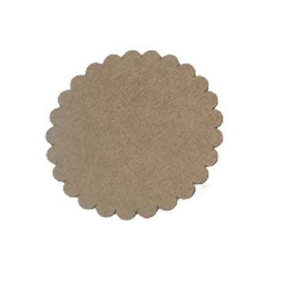 Fitaller placas DM redondas festoneadas FITALLER 15cm CENTROARTESANO