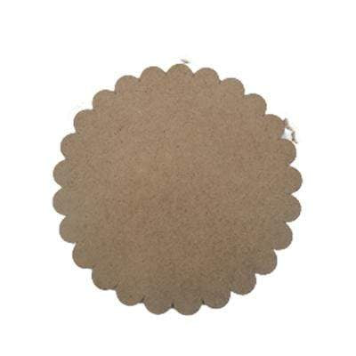 Fitaller placas DM redondas festoneadas FITALLER 20cm CENTROARTESANO