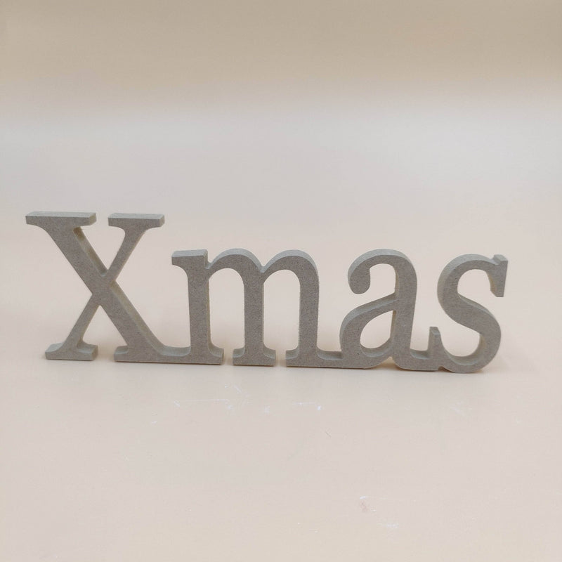 Fitaller Frase XMAS Dm 1cm de espesor 25cm largo FITALLER CENTROARTESANO