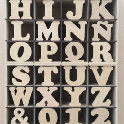 Fitaller letra Cooper DM 3cm alto FITALLER CENTROARTESANO