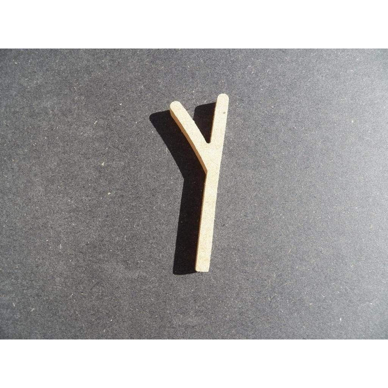 Fitaller letra manuscrita DM 10cm Y FITALLER CENTROARTESANO