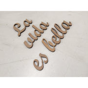 Fitaller letras DM adhesivas 4cm alto/minusculas cursiva FITALLER CENTROARTESANO