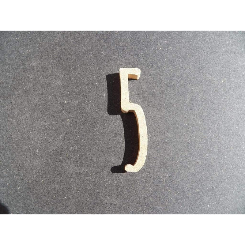 Fitaller numero manuscrita DM 10cm 5 FITALLER CENTROARTESANO