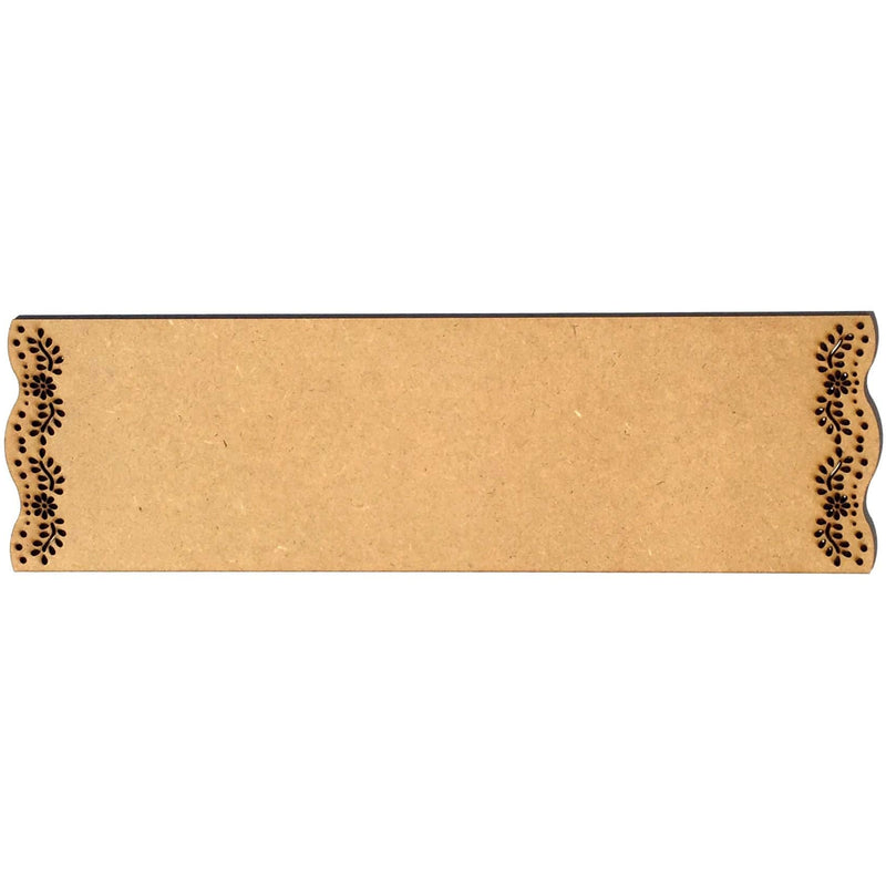 Fitaller placa DM mod03 35x10,5cm ondas flores FITALLER CENTROARTESANO