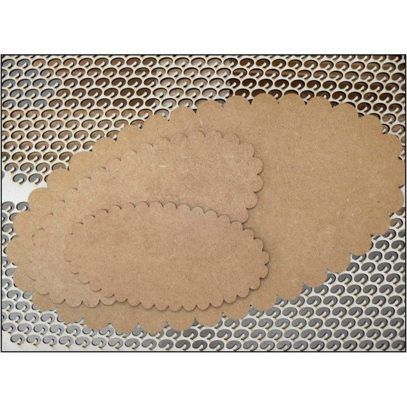 Fitaller placas DM ovaladas festoneadas FITALLER CENTROARTESANO