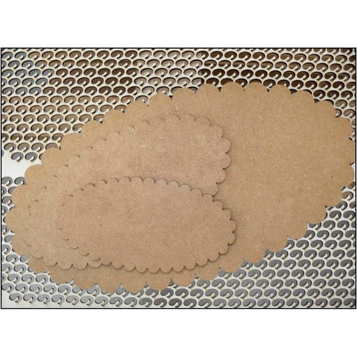 Fitaller placas DM ovaladas festoneadas FITALLER CENTROARTESANO