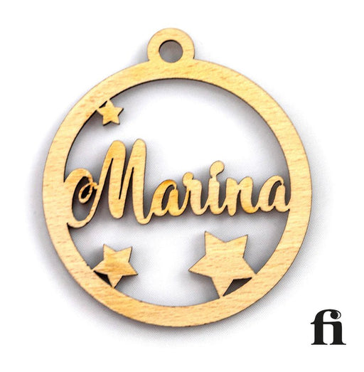 Fitaller silueta DM Bola Navidad personalizadas (por encargo) FITALLER CENTROARTESANO