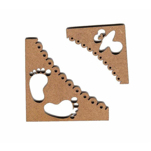 Fitaller silueta mod.7 filigrana esquina infantil chupete / pie FITALLER CENTROARTESANO