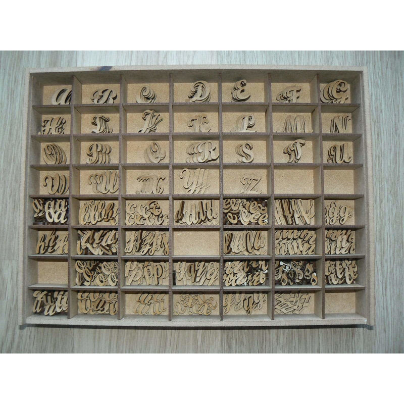 Fitaller 2cm lowercase adhesive DM letters