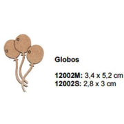 Silueta DM 12002m Globos 3,4x5,2cm FITALLER CENTROARTESANO