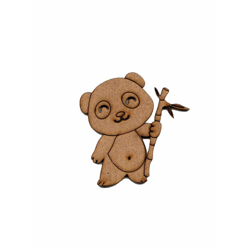 Silueta DM 12041 Oso panda 4,3x4,5cm FITALLER CENTROARTESANO