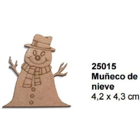 Silueta DM 25015 muñeco nieve rama FITALLER CENTROARTESANO
