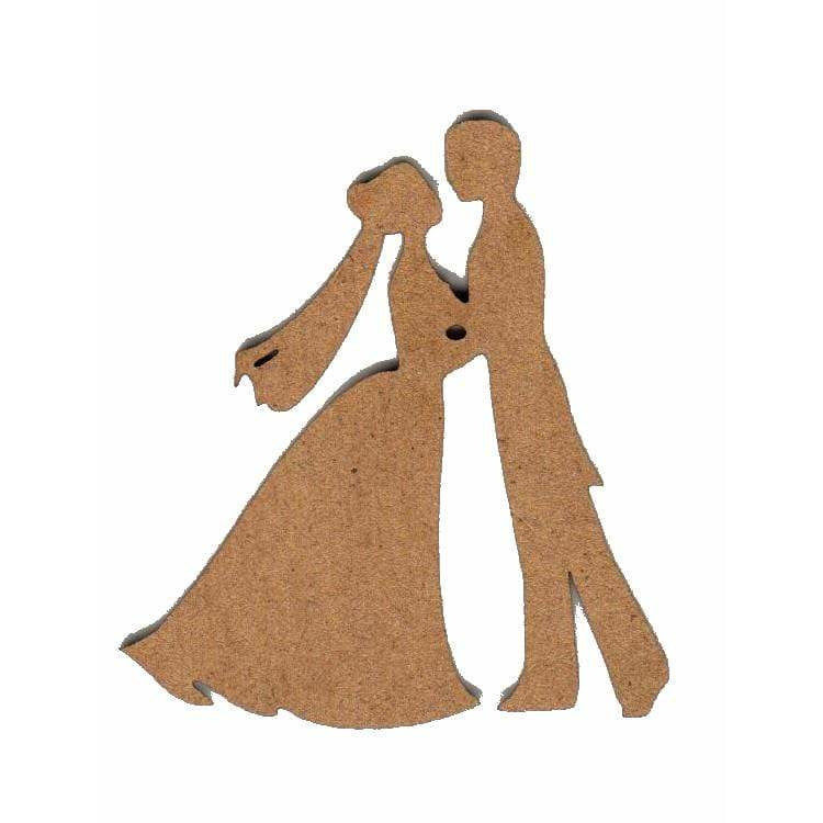 Silueta DM 26018 Pareja novios 4,5x4,8cm FITALLER CENTROARTESANO