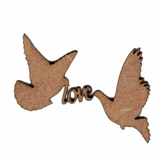 Silueta DM 26023 Palomas Love 4,9x4,3cm FITALLER CENTROARTESANO