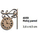 Silueta DM 4059 Reloj pared 3,8x4,5cm FITALLER CENTROARTESANO