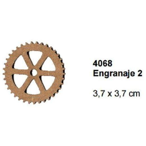 Silueta DM 4068 Engranaje 3,7x3,7cm FITALLER CENTROARTESANO
