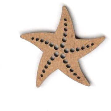 Silueta DM 8059 Estrella de mar 3,5x3,5cm FITALLER CENTROARTESANO